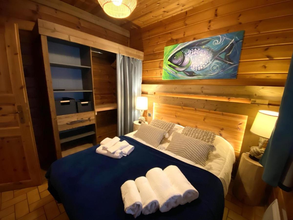 Le Fishing Lodge Chalet En Bois Avec Bain Nordique La Bresse Exteriör bild